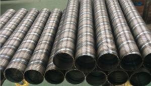 Cheap iron spiral welded perforated tube  filter frame for sewage treatment for sale