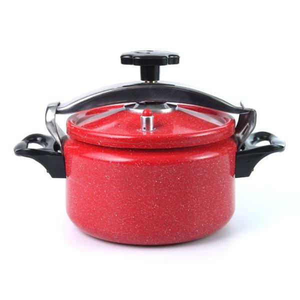 Red Sanded Interior 3.6mm 11L Aluminium Pressure Cooker