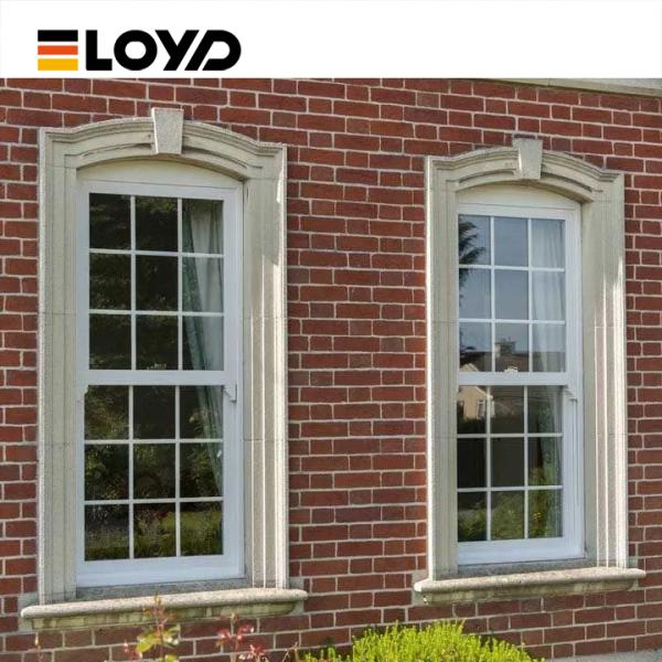 Coastal Double Single Hung Window with 5+18A+5mm Tempered Glass
