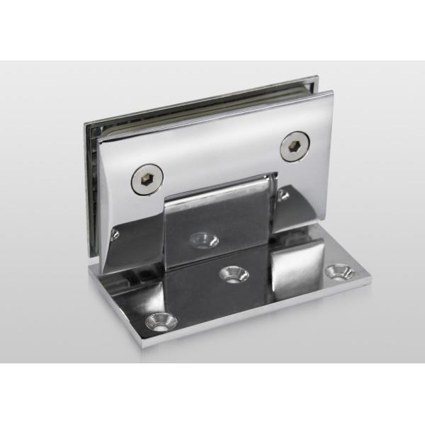 Mirror Bevel Edge Glass To Glass Door Hinges , Durable Glass Door Hinges