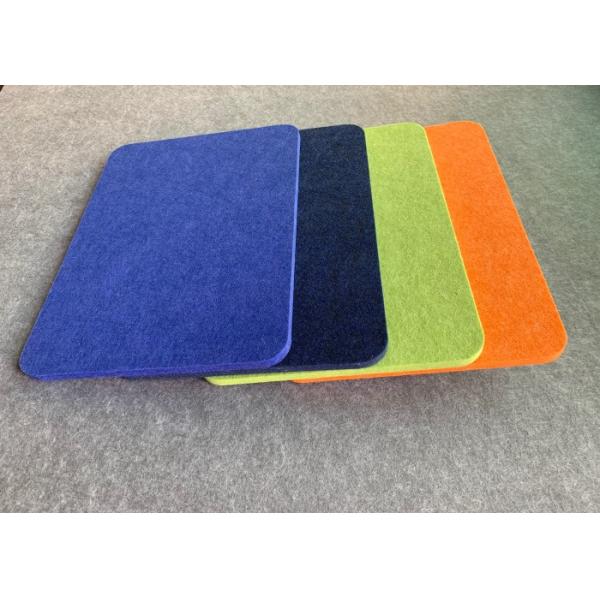 20mm Charcoal Color Pet Felt Acoustic Panels Prevent Mildew B Level Fire Retardant