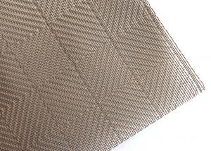 Cheap Art Brass Woven Metal Glass Laminated Wire Mesh 0.5mm for sale