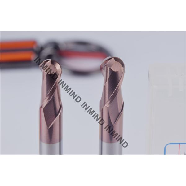 SiN Coating Long Ball Nose End Mill R6*150 , Dia 12 mm AOL 150 mm HRC55