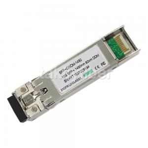 Cheap 10G SFP+ CWDM Optical Transceiver Module 1470nm to 1610nm LC 24dB EML Compatible With CISCO HP H3C for sale