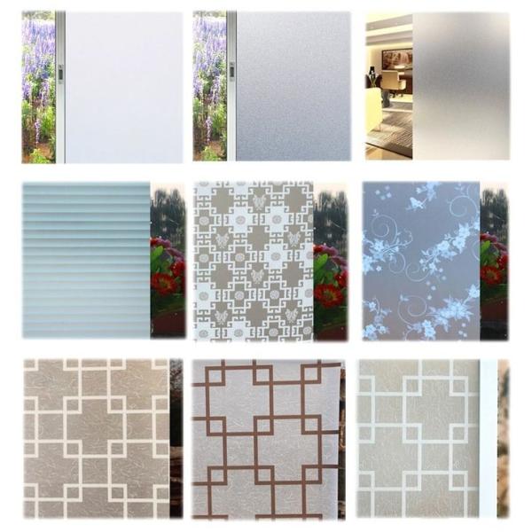 Decorative graphics see through window glass film for home decoration