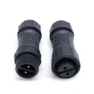 China M12 connector rear panel mount Male Female 2 3 4 5 pin Nylon Closed-end Wire Joints Connector on sale