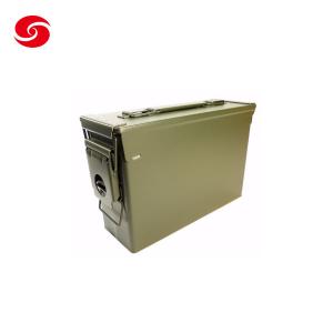 Cheap                                  Green Army Standard M2a1 Gd1002 Metal Ammo Box/ Wholesale Waterproof Military Alumiunum Bullet Storage Tool Can              for sale