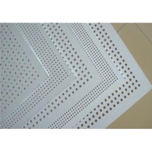 Perforated suspended Plaster Gypsum Ceiling Board Calcium Silicate Composite Sound Absorbing