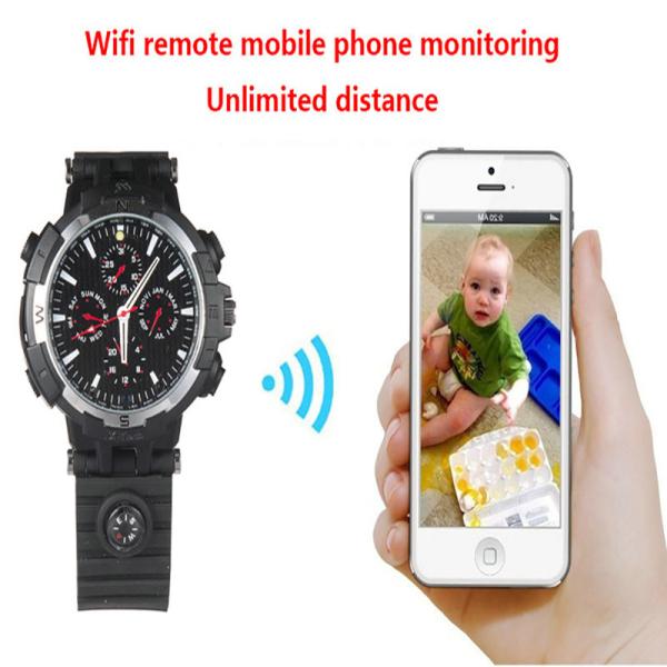 Y31 16GB 720P WIFI IP Spy Watch Hidden Camera Recorder IR Night Vision Home Security Wireless Remote Video Monitoring