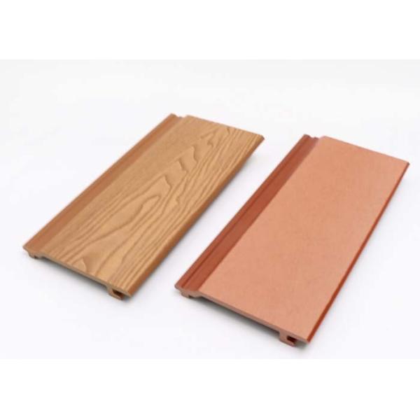 Multiple Colors HDPE 148x21mm Exterior WPC Wall Panel Decoration Material