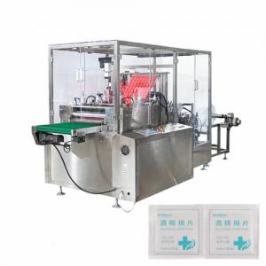 Cheap 8 Lanes Alcohol Medical Pads Alcohol Cosmetic Cotton Pad Making Packing Machine for sale