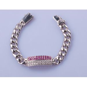 925 Silver CZ Bracelet