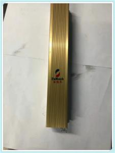 6063 Anodized Aluminium Channel Profiles , Guide Railing Profiles Size 20x 20mm