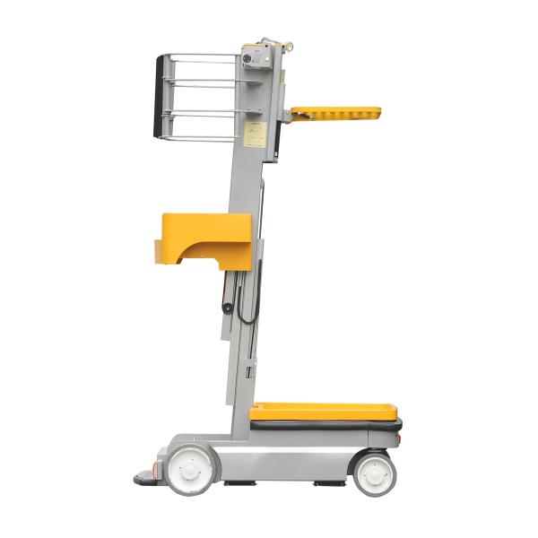 Premium Quality Durable Vertical Mast Self Propelled Aerial Man Lift Electric Order Picker
