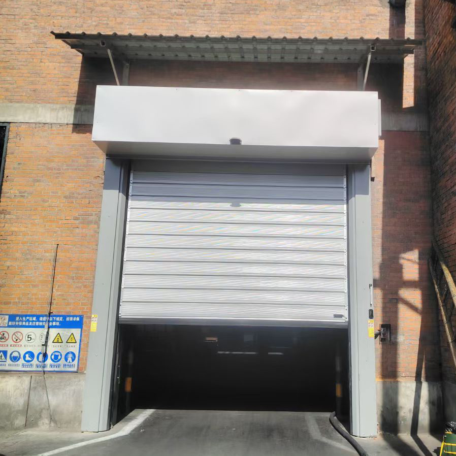 Weather-Resistant Outdoor Spiral High Speed Door Industrial Access System External Applications