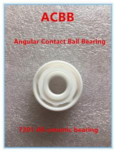 China 7201 High Temp Ceramic Bearings Corrosion Resistance on sale