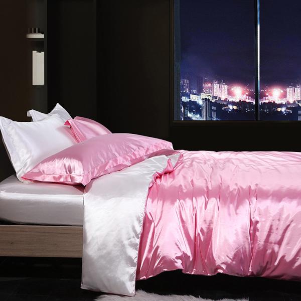 Home Textile Mulberry Silk Bed Sheets , Queen Size 20x30in Fitted Silk Bed Covers