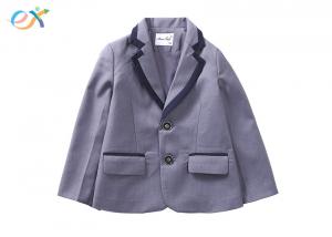 Cheap UK Style Custom School Uniforms Long Sleeve Grey Jacket School Uniform for sale