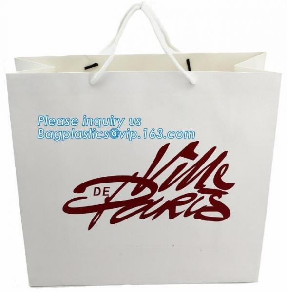 luxury paper pink printing shopping paper bags with rope handle,MATT PAPER BAGS FOR GIFTS BOUTIQUE CLOTHING OUTLETS BLAC
