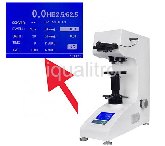 Cheap Digital Display Automatic Turret Low Load Brinell Hardness Tester Max Force 62.5Kgf for sale