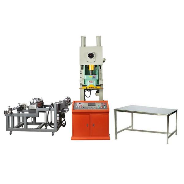 Double Track Collector Aluminum Foil Takeaway Container Punching Machine for Products
