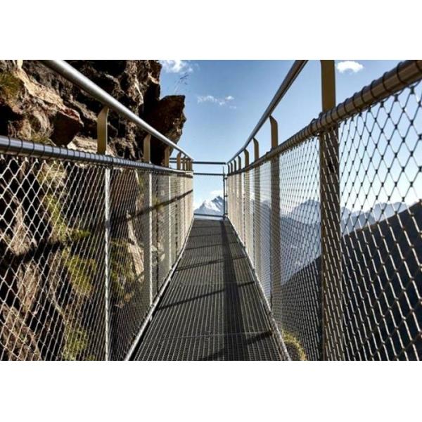 17mm*17mm 7*19 Stainless Steel Cable Mesh Aviary Rope Netting with No Surface Treatment