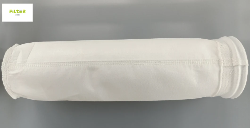 Customized Size Polyester Filter Bag With High Melting Temperature For Wet And Acid Environments