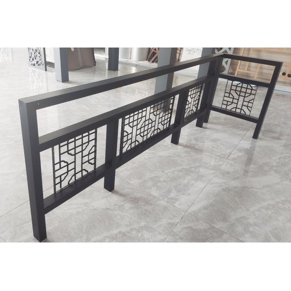 Customized Aluminum Stair Railing Anti Corrosion Spiral Staircase Railing Modern