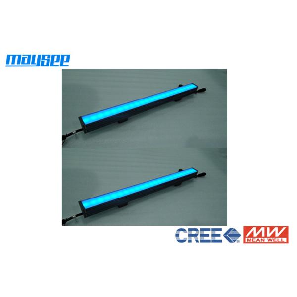 IP66 12W DC24V Linear LED Wall Washer With Frosted Tempered Glass Housing