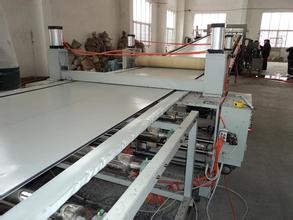 Three - Layer WPC Construction Board Production Line For PVC WPC Formwork Extrusion