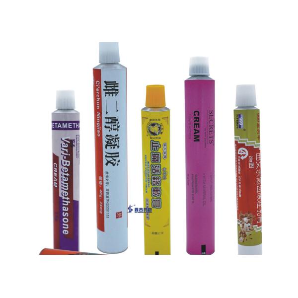 Cream Container Aluminum Packaging Tubes Epoxy Phenolic Resin Base Coat