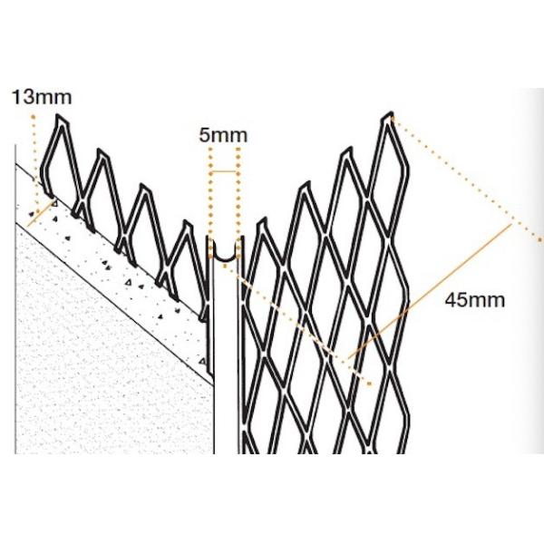 Expanded Plaster Metal Mesh 2m Length 0.3mm Thickness Wire Mesh For Plastering Corners