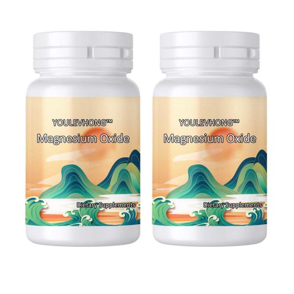 Gluten Free Magnesium Oxide Supplement 100 Capsules