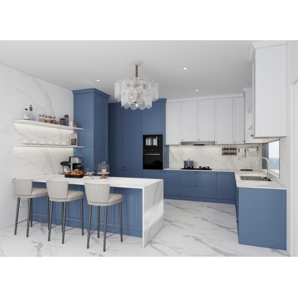 Custom Lacquer Kitchen Cabinets Modern Design with Kitchen Island Modern Kitchen Storage Cabinet