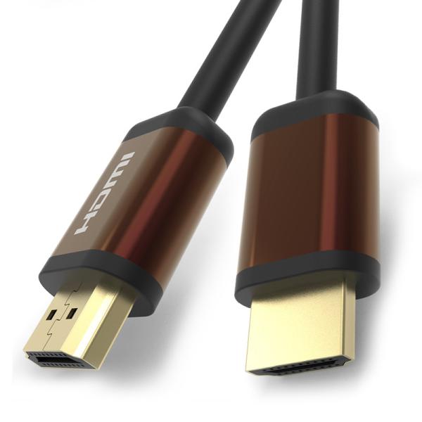 Multimedia 6ft Flat 4k Hdmi Cable , UL Gold Plated Hdmi Arc Cord