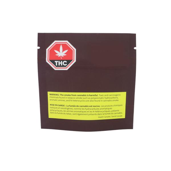 China Manufacturer Black Opaque Child Proof Resistant Pouches Smell Proof Plastic Mylar Weed Packaging Bags