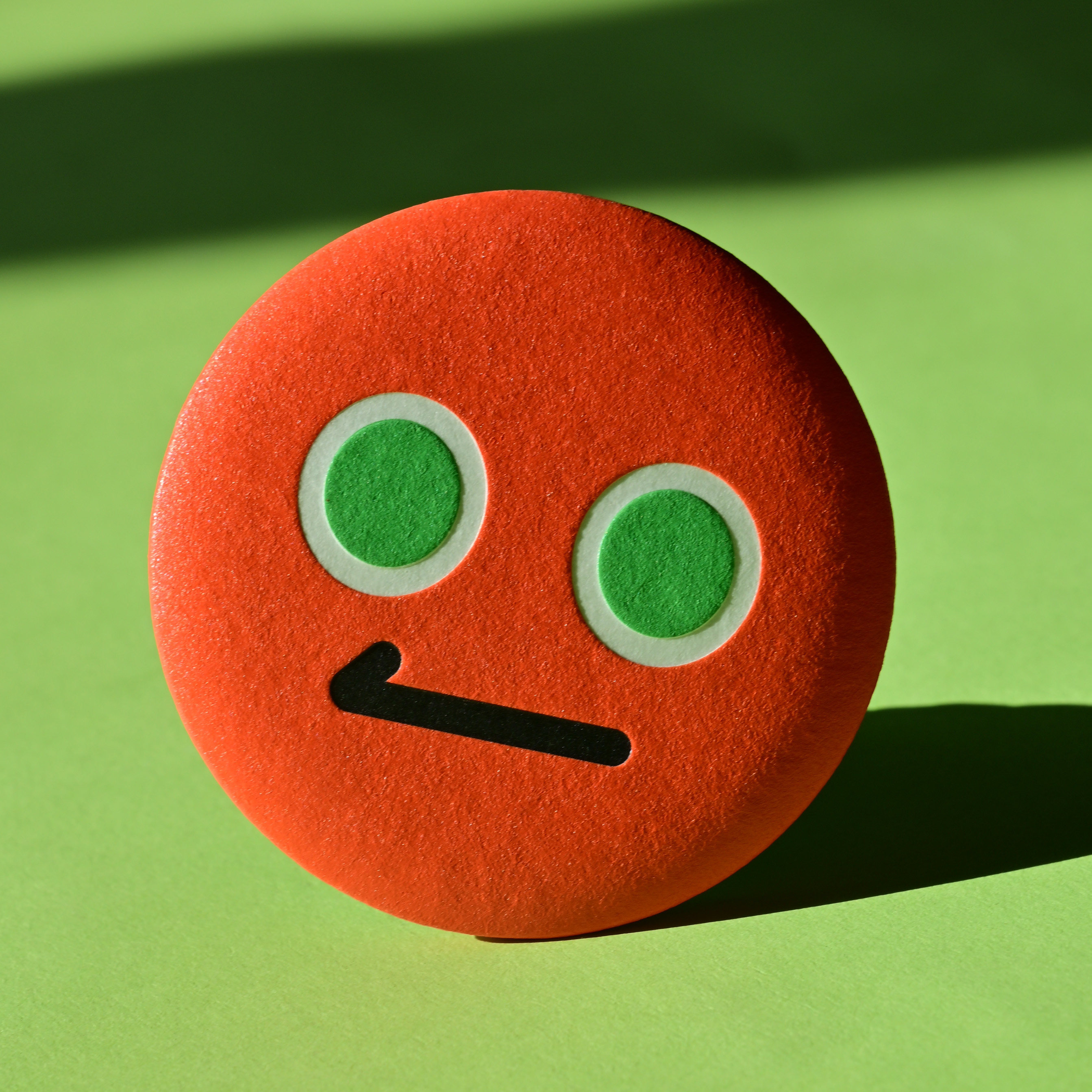 Embossed Cotton Paper Emoji Badges With Relief For Novelty Stationery