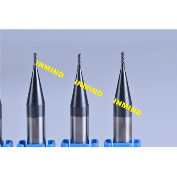 Standard Length Type 2 Flute 0.3mm Micro End Mill 0.6UM Grain Size