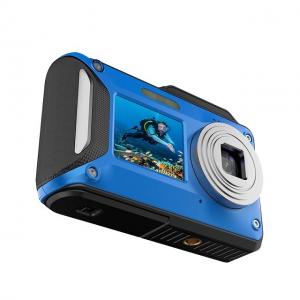 Cheap 4K Ultra HD Action Camera Double Screen Selfie Recording Real 4K Waterproof Digital Camera for sale