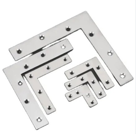 Custom Delivery L Corner Connecting Stainless Steel Brackets for Wooden Beam Support