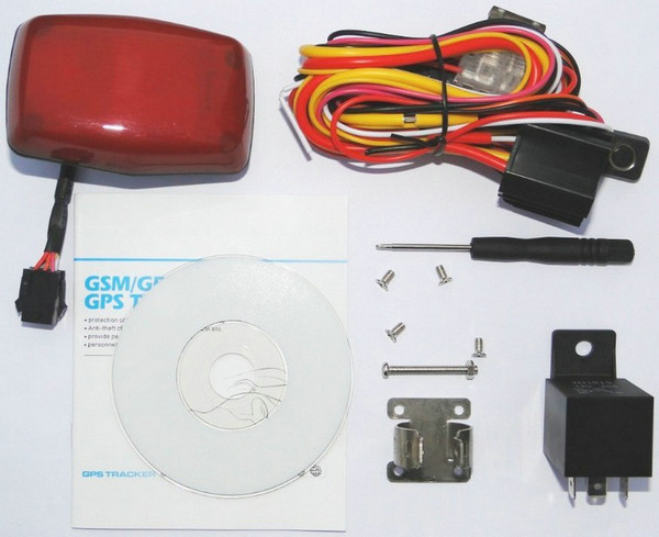 GPS304 Waterproof Motorcycle GSM GPRS GPS Tracker LBS Locator W/ TF Slot for GPS Data Logging 9~40V Support Alarm Siren