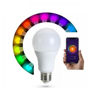 Cheap E27 E26 B22 Smart Bulb Phone Remote APP Control Light Rechargeable Tuya Multicolor for sale