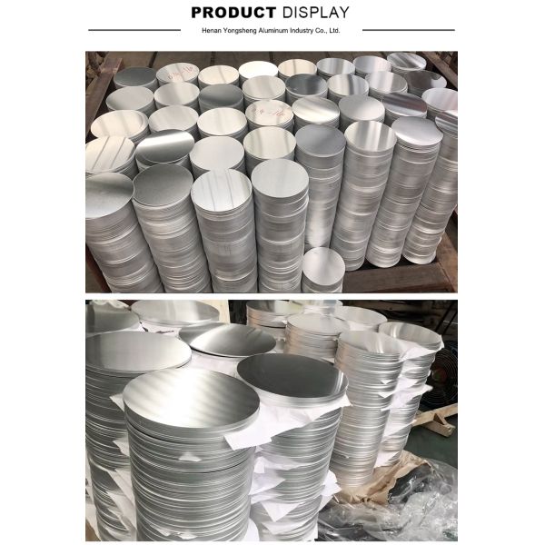 Deep Drawing Aluminum Circle 1050 1060 3003 Burr Free Custom Diameter 80-1600mm Precision Gauge for Cookware Auto Supply