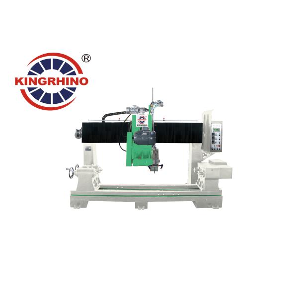Double Blades Balustrade Cylindrical Marble And Granite Cutting Machine PLC CNC