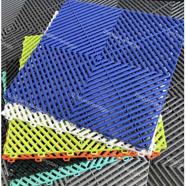 Temperature Resistant Polypropylene Garage Flooring Interlocking Garage Flooring Tiles