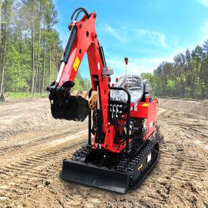 Cheap Home Crawler Mini Digger Retractable 0.8 Hydraulic Compact Farm Small Excavator for sale