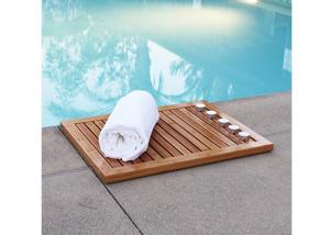 Organic Bamboo Bathroom Suppliers Mat Shower Floor Mat Non Slip