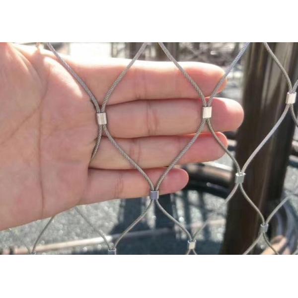 Stainless Steel Cable Mesh Factory SS316 High Bridge Rope Mesh