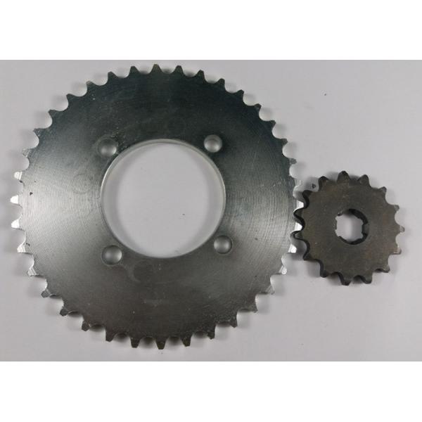 Strong Steel Front & Rear Motorcycle Chain Sprocket Set 5.8-7.2mm Thickness