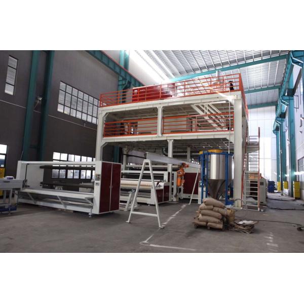 4200mm Wide PP Non Woven Fabric Machine , PP Spunbond Non Woven Production Line